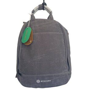 Day Owl Slim Backpack Dusk Grey Recycled Canvas 14" Laptop Pocket Eco-Friendly